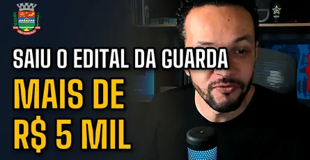 Edital GCM São Gonçalo 2026: 100 vagas para Guarda Municipal, salário acima de R$ 5 mil e carreira até R$ 13.747