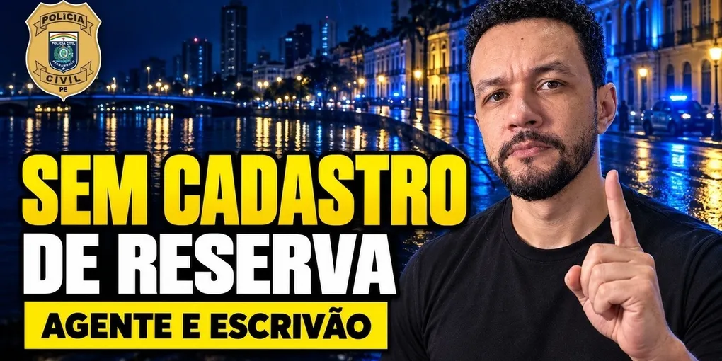 Edital PCPE 2026: 1.315 vagas e as regras que quase ninguém comentou