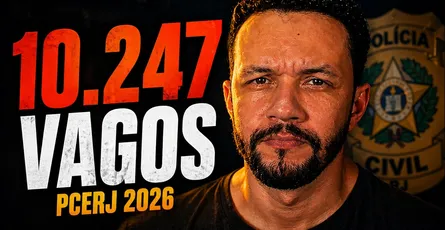 Quantos cargos vagos tem a Polícia Civil do Rio de Janeiro (PCERJ)?
